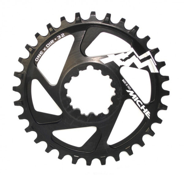 Foaie angrenaj Miche MTB XM SR One x Dir 6mm Offset 30T, negru, 11V