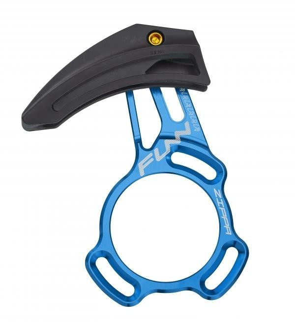 Ghidaj lant Funn Zippa XM fixare ISCG-05 pt.38-28T albastru anodizat/negru