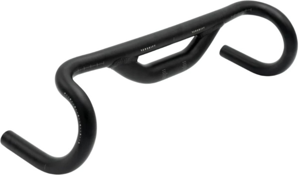 Ghidon Redshift Drop Bar Top Shelf, 44 cm, Ø31.8 mm, 10° Flare, negru