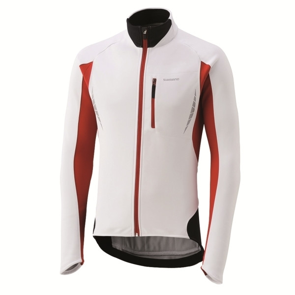Jacheta Windbreak Performance Alb/rosu Shimano (W1112)