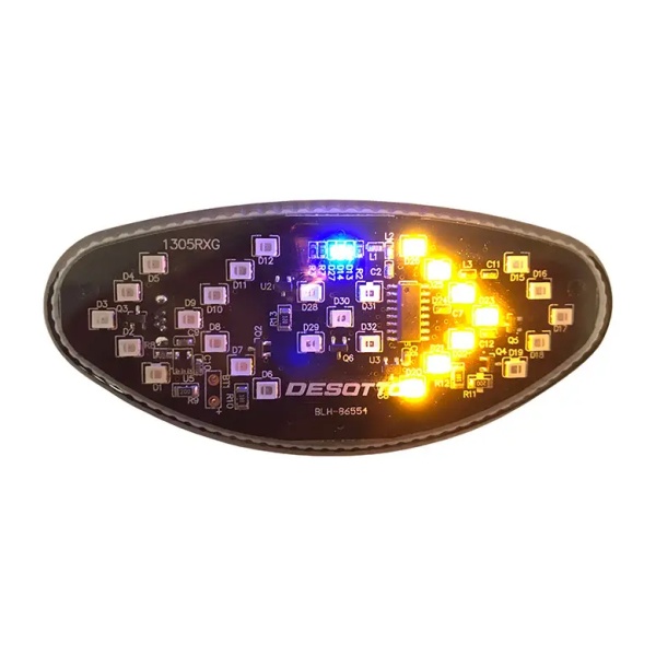 Lumina BIKEFUN, TURN 2 Spate, cu Indicator Directie