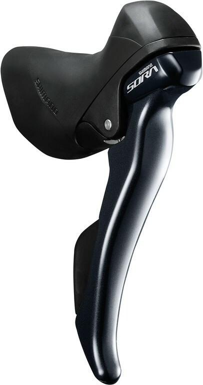 Maneta schimbator/frana Shimano Sora ST-R3000 dual control, 9V, dreapta, negru