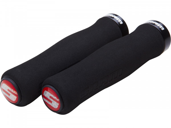Mansoane cu Lock On si dopuri SRAM Locking Grips Contour Foam 129mm, negru