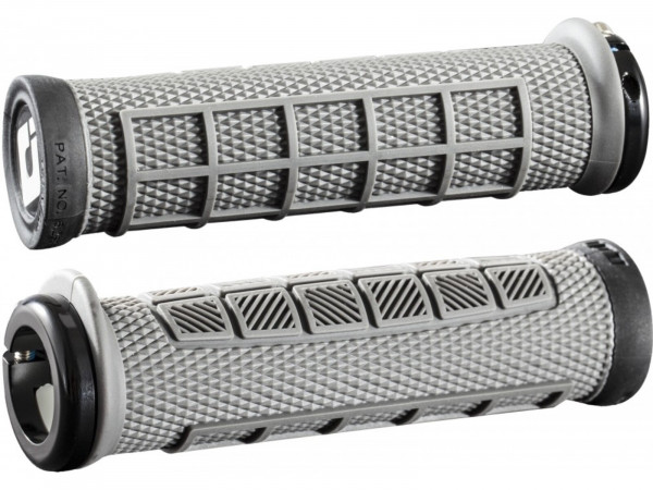 Mansoane ODI MTB Elite Pro Lock-On 2.1, 130 mm, gri-negru