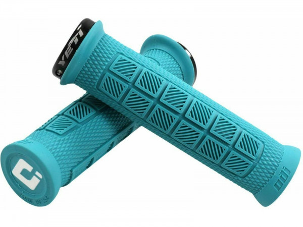 Mansoane ODI MTB Elite Pro Lock-On 2.1 yeti edition, 130mm colier negru