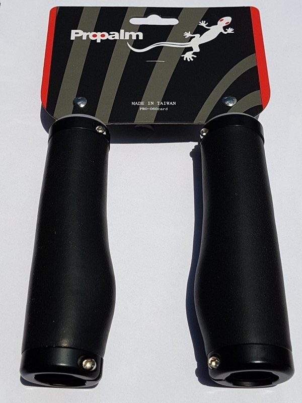Mansoane Propalm PRO-A200EP-SI 130mm cu lock-on ergonomice silikon negre