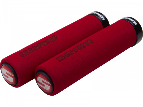 Mansoane Sram Locking Foam 129mm, cu colier si dop, rosu