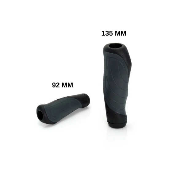 XLC Ergonomic GR-S07 Impugnatura Manubrio 140 Mm, Materiale 3 Componenti, Assorbe Urti