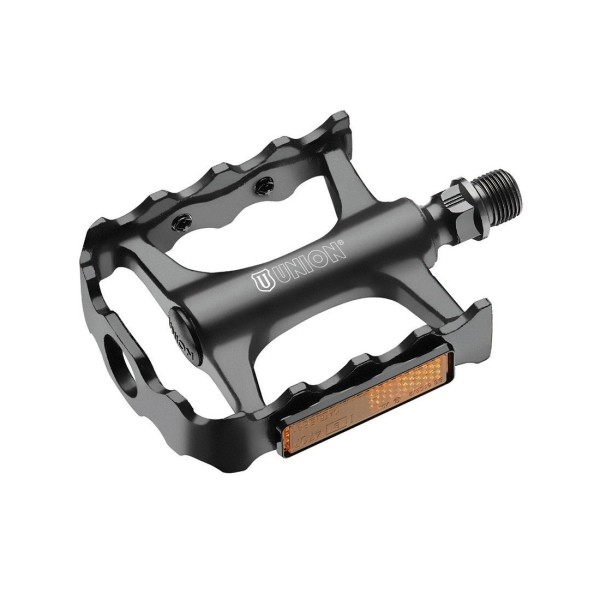Pedale Union SP-160 1-piece aluminiu negru filet 9/16