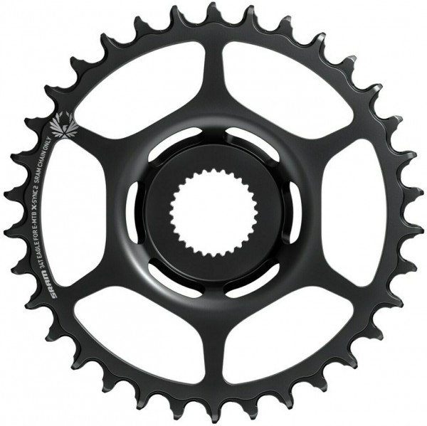 Placa pedalier Sram X-Sync E-MTB ST Eagle 34T, B, DM Bosch blk