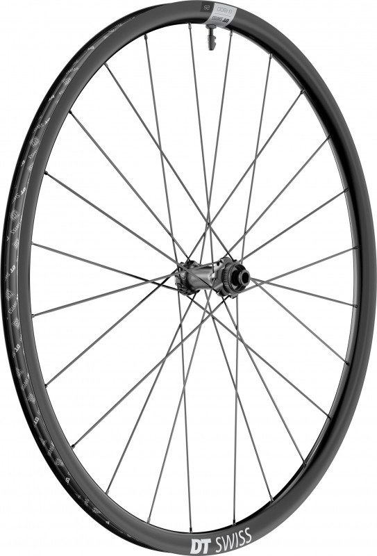 Roata fata DT Swiss G 1800 Spline 700C DB ALUMINIUM BLACK, CL, 100/12MM TA