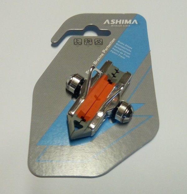Saboti Ashima ARC72CR-M-HU-AL (compatibil Campagnolo Record 10,Chorus 10,Centaur 10) cu sina, 55mm, ultra light, gri/portocaliu/gri