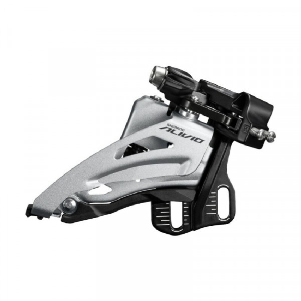 Schimbator fata Shimano Alivio FD-M3120-E, pt 2x9 vit., prindere E-type, front pull side swing, unghi CS 64-69, CL: 48.8/51.8mm, ambalat ind.