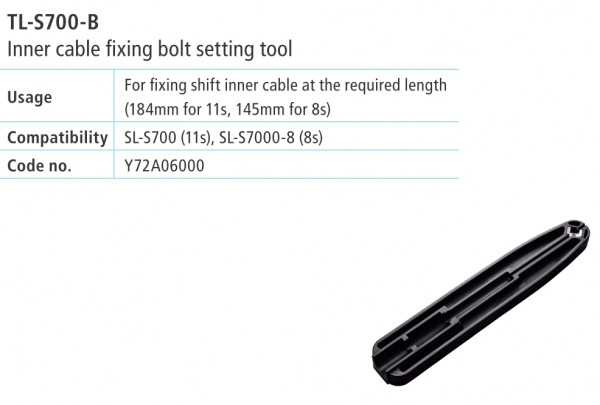 Scula pentru alinierea boltului de fixare a cablului Shimano TL-S700-B