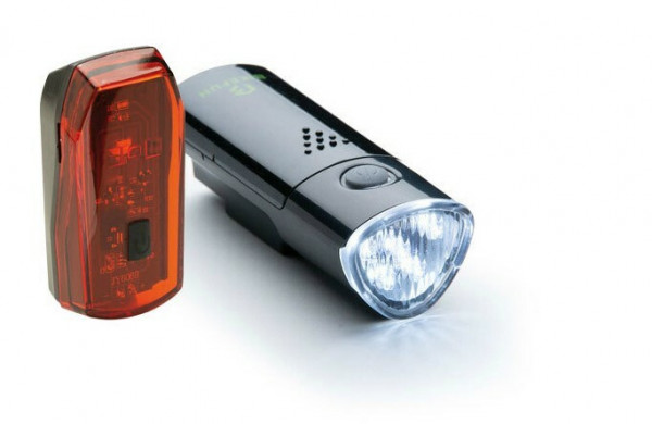 Set luminiu fata/spate Bikefun Link II 5+4 LED