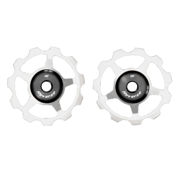 Set Rotițe Reverse Alu pentru Colab Chain-Tensioner, MTB, aluminiu, Argintiu