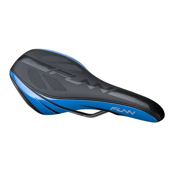 Sezut Funn Adlib HD, DH/Enduro/Trail, 291x145mm, tije Cr-Mo, negru/albastru, 335gr. AM