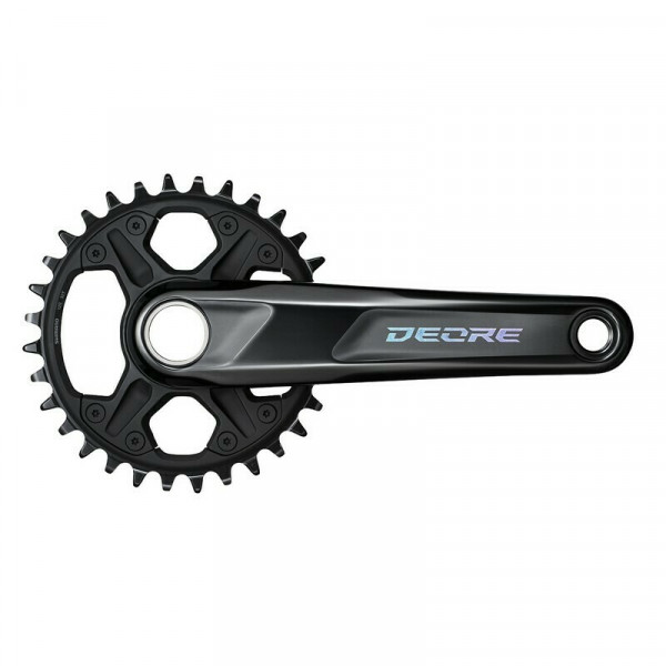 Angrenaj pedalier Shimano Deore FC-M6130-1, foaie 32T, brat 175mm, pt. 12 vit. pe spate, fara BB, pt. chain line 56.5mm