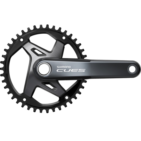Angrenaj Pedalier Shimano FC-U8000-1 CUES, pentru rear 9/10/11-speed, Hollowtech II, 170mm, 42T, W/O CG, W/O BB, piese compatibile chain case, ambalat individual