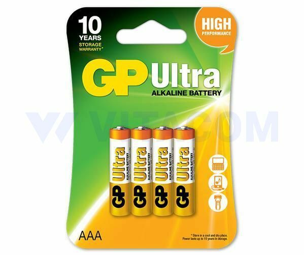 Baterie alcalina Ultra GP R3 (AAA) 4 buc/blister