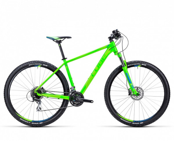 Bicicleta Cube Aim SL 27.5 verde/albastru 2015