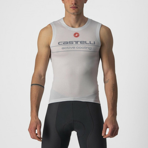 Bluza corp fara maneci Castelli Active Cooling SL Gri