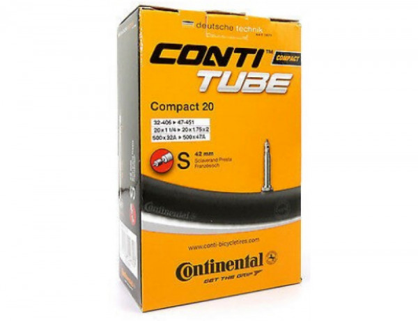 Camera bicicleta Continental Compact 20 slim S42 28-406-32-451