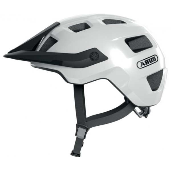 Casca ciclism Abus Motrip Shiny White