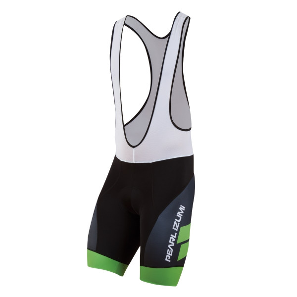Colanti scurti cu bretele Pearl Izumi Elite LTD men ride green flash