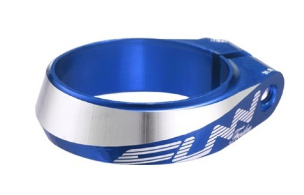 Colier tija sa strangere imbus, Funn Frodon alu.6061-T6 CNC, 34,9 albastru anodizat, 14gr.