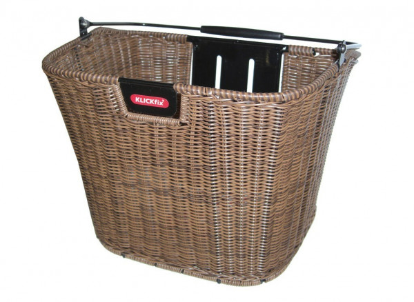 Cos bicicleta fata Klickfix bronze plaited,without adapter, 16 liter