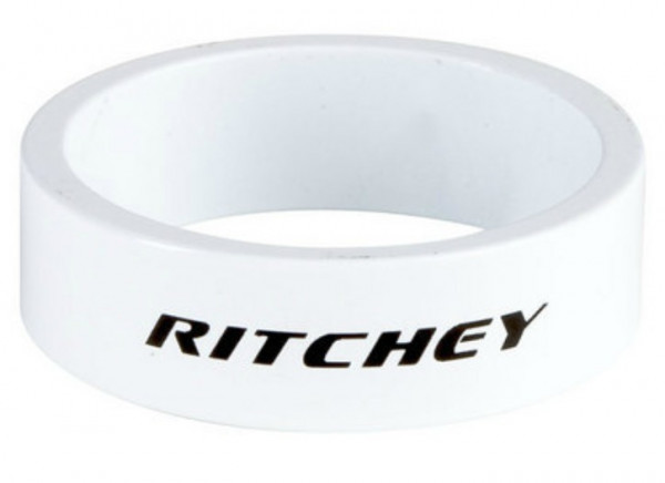 Distantier Ritchey 10mm 1-1/8 alb 10 buc