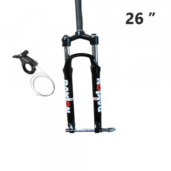 Furca cu Suspensie SR SUNTOUR MTB 26" Fork RAIDON X-2 AIR 100 Negru