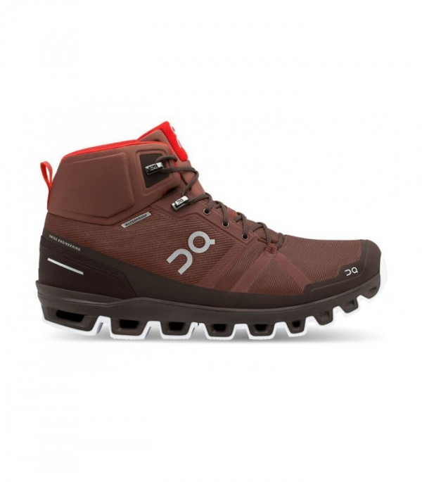 Ghete On Cloudrock Waterproof cocoa red