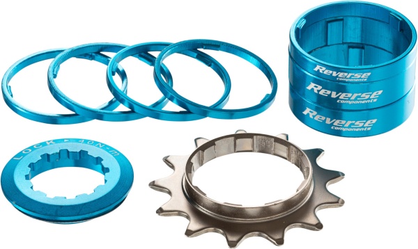 Kit pinioane Reverse HG Single Speed Kit, Albastru
