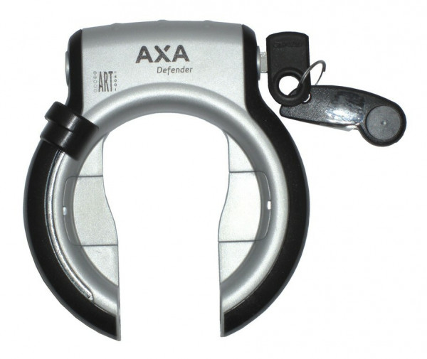 Lacat cadru Axa Defender RL silver-black Collapsible key