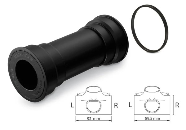 Monobloc Miche Evo Max MTB PressFi, 89.5-92mm, Ø 24mm, approx. 132g