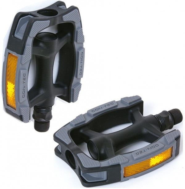 Pedale Contec CP-027 negru/gri cauciuc