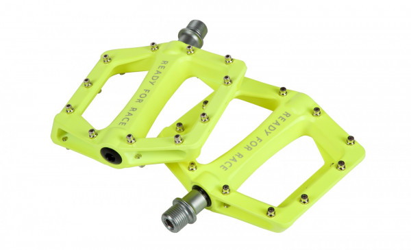 Pedale Cube CMPT Flat galben neon