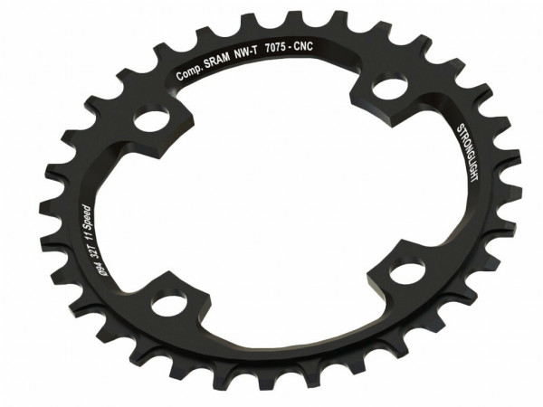 Placa Pedalier Stronglight MTB Sram 11V for X01 4-Arm 34T w. threads blk LK 94mm