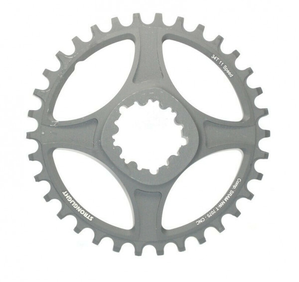 Placa pedalier Stronglight MTB Sram 1x11 montare directa 34T, offset 6mm