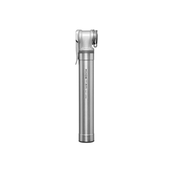 Pompa Mini sosea Topeak Roadie TT, TRTT-1S, TwinTurbo, 160PSI 11Bar, 165mm, 90gr, Argintie