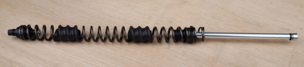 Rock Shox Spring/Shaft, X-Soft, Silver, 120mm - 2011 Tora TK