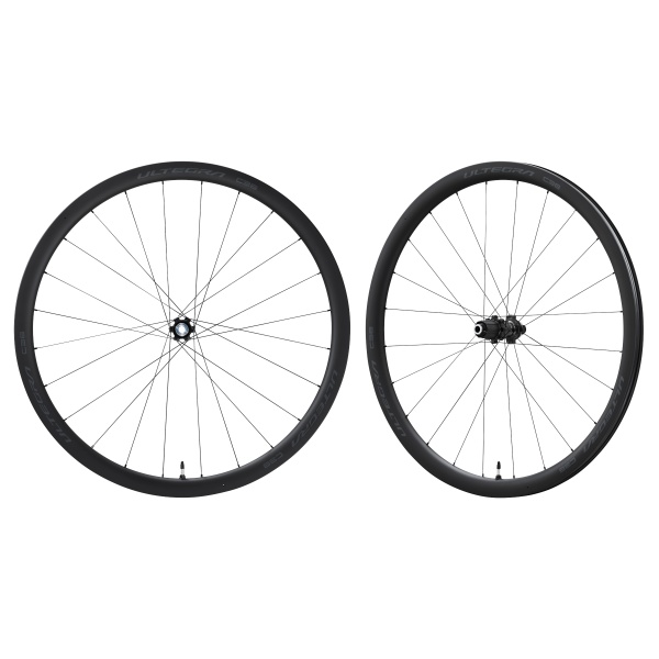 ROTI SHIMANO WH-RS8170-C36-TL, FATA & SPATE, 24H/24H, 11/12 VIT., OLD 100/142MM, AX E-THRU 12MM, JANTA CLINCHER, CU BANDA TUBELESS, PT. ROTOR CENTER LOCK
