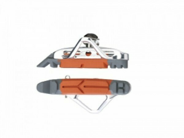 Saboti Ashima ARS72CR-M-A-AL, cursiera, albi, cu sina, 54mm, ultra light, gri/portocaliu/gri, plus guma rezerva , AM
