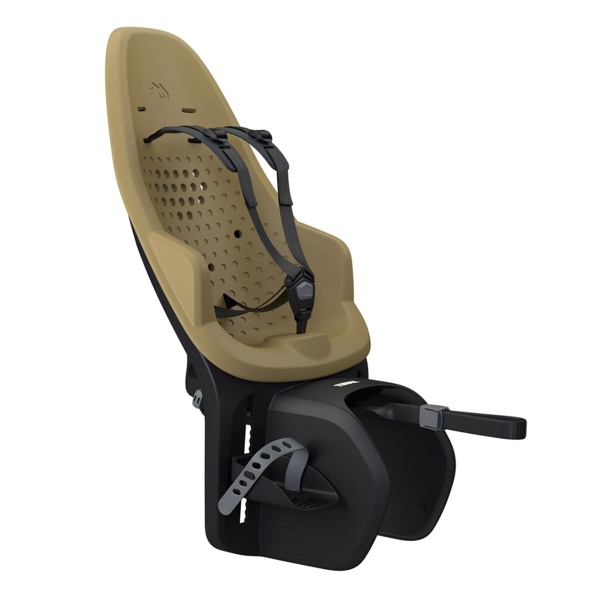 Scaun pentru copii, Thule Yepp 2 Maxi Rack mounted, cu montare pe bicicleta in spate, Maro