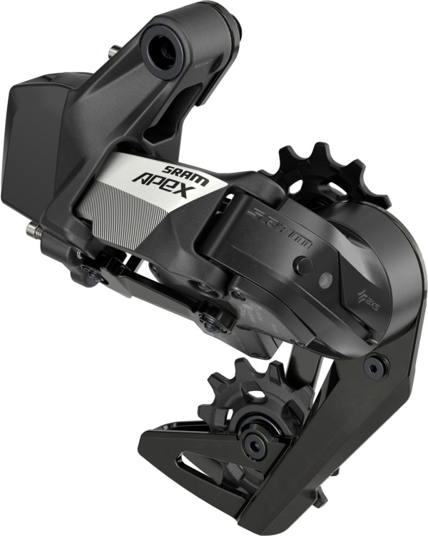 Schimbător spate SRAM Apex XPLR AXS, 12 viteze, prindere medie, wireless, compatibil până la 44T, negru