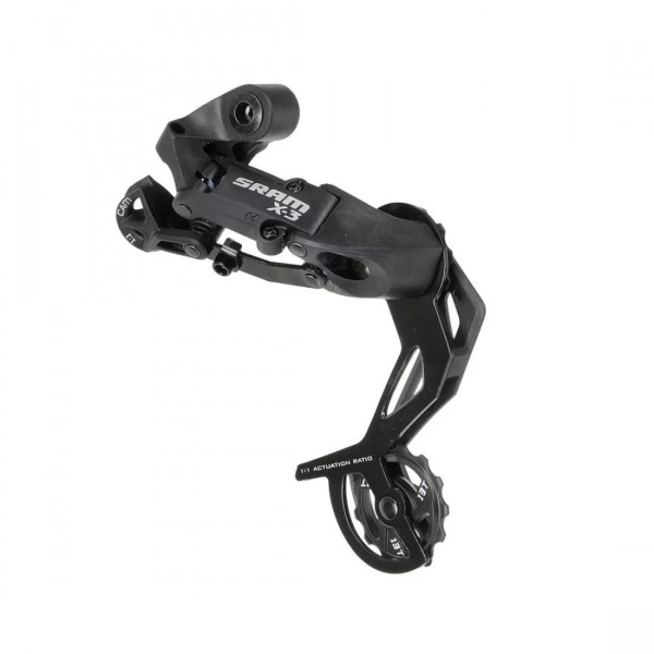 Schimbator Spate Sram X3 7/8 Viteze Patina Lunga Black