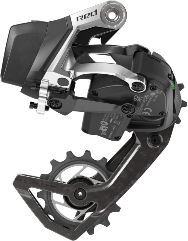 Schimbător spate wireless RED SRAM AXS MY25, 12 viteze, Road, 1x/2x, Orbit, compatibil AXS