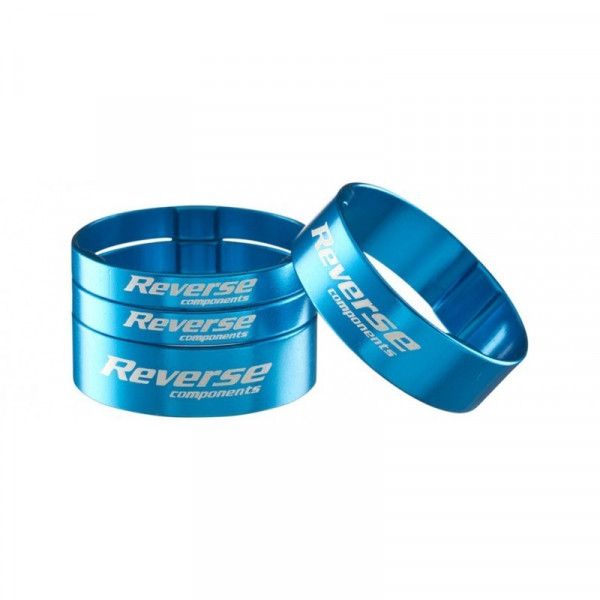 Set distantiere Reverse 1.1/8 aluminiu albastru deschis